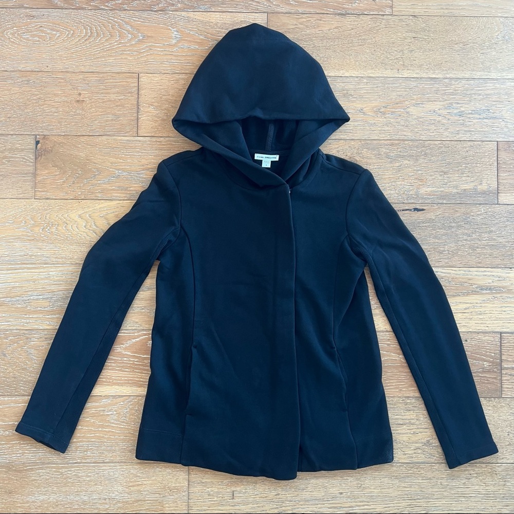 JAMES PERSE Black Zip Up Hoodie Jacket